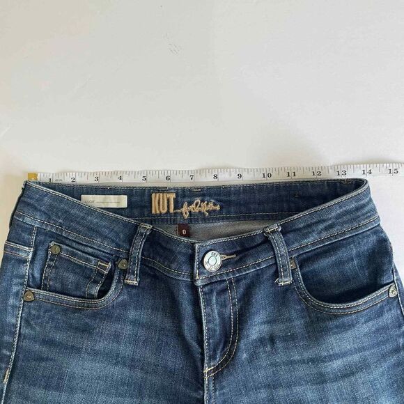 Kut from the Kloth Angie Cropped Skinny Boyfriend Size 0 - Picture 7 of 9